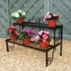 Plant Pot Stand, 2 Shelves -Outdoor Garden Care Shop 2 tier pot 600
