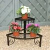 Corner Plant Pot Stand, 2 Shelves 2 Corner Plant Pot Stand, 2 Shelves -Outdoor Garden Care Shop 2 tier stand 600