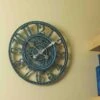 Outside Wall Clock - Newby Mechanical Verdigris 12" -Outdoor Garden Care Shop 5065011 newby mechanical verdigris inside insitu