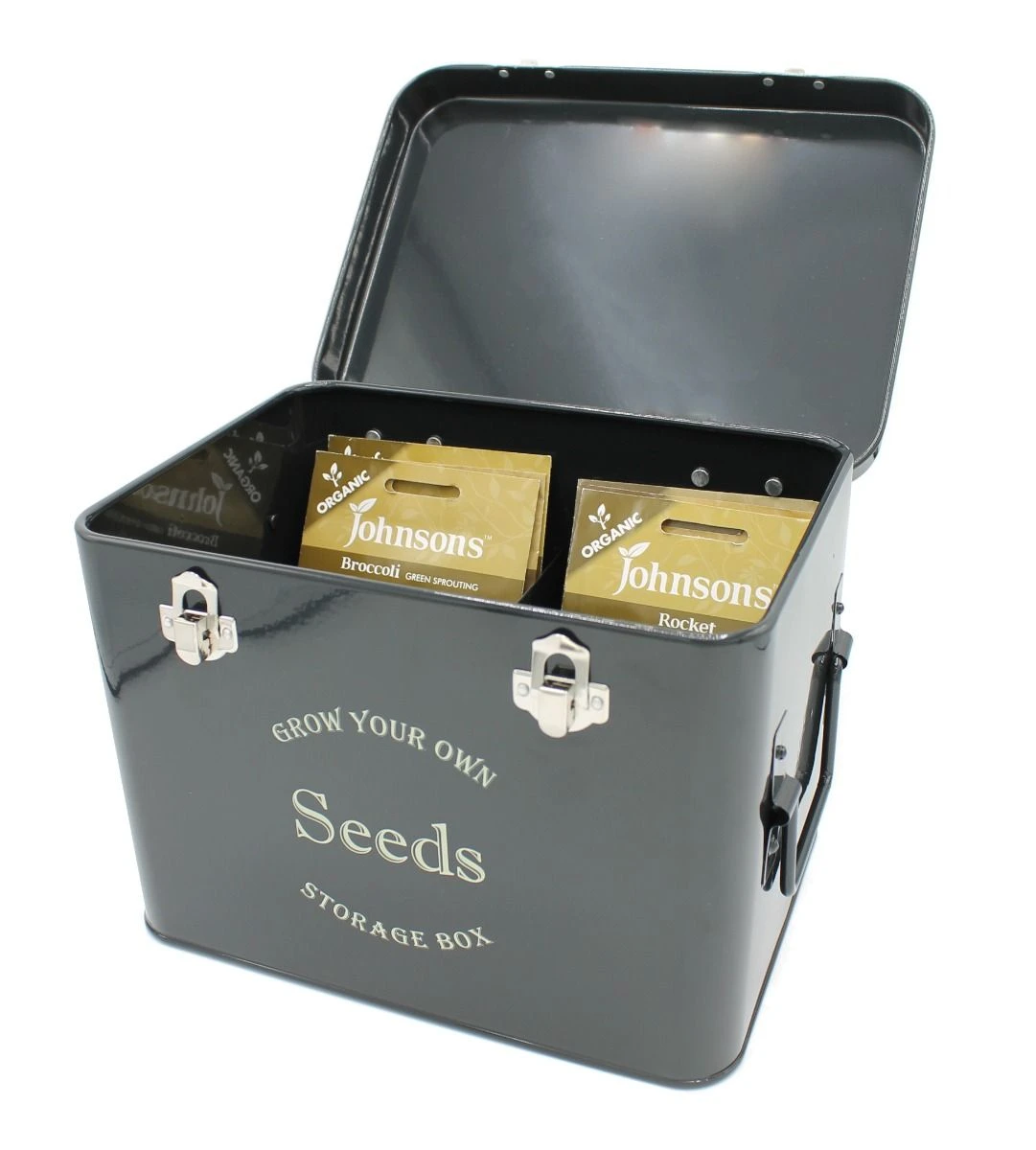 Black Seed Packet Storage Tin 3 Black Seed Packet Storage Tin