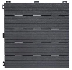 Recyled Rubber Decking Tiles Pk Of 6