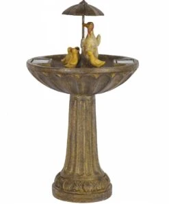 Water Feature - Duck Family Solar -Outdoor Garden Care Shop duckfamily2