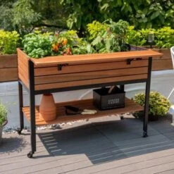 Raised Garden Planter For Flowers Or Vegetables