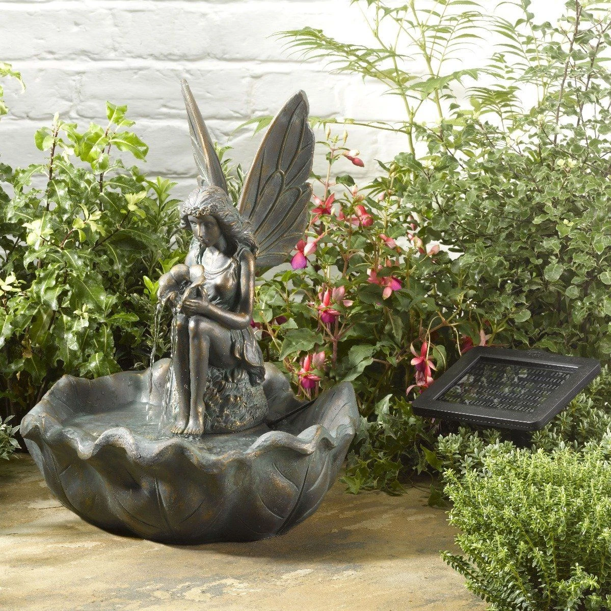 Solar Garden Fairy Water Feature 4 Solar Garden Fairy Water Feature - Image 2