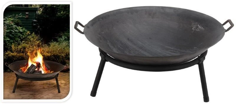 Fire Bowl - Cast Iron 60cm 3 Fire Bowl - Cast Iron 60cm