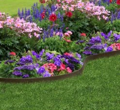 Flexible Thinline Garden Border 9cm Earth -Outdoor Garden Care Shop garden border thinline ez primeur flowers protector 1