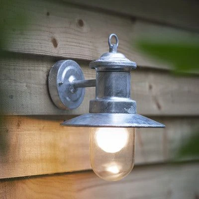 Garden Light - St Ives Ships Light - Galvanised 3 Garden Light - St Ives Ships Light - Galvanised