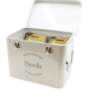Seed Storage Tin Seed Packet Storage Grey -Outdoor Garden Care Shop grey