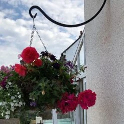 Hanging Basket Bracket Round Hook -Outdoor Garden Care Shop hanging basket bracket 16inch.2