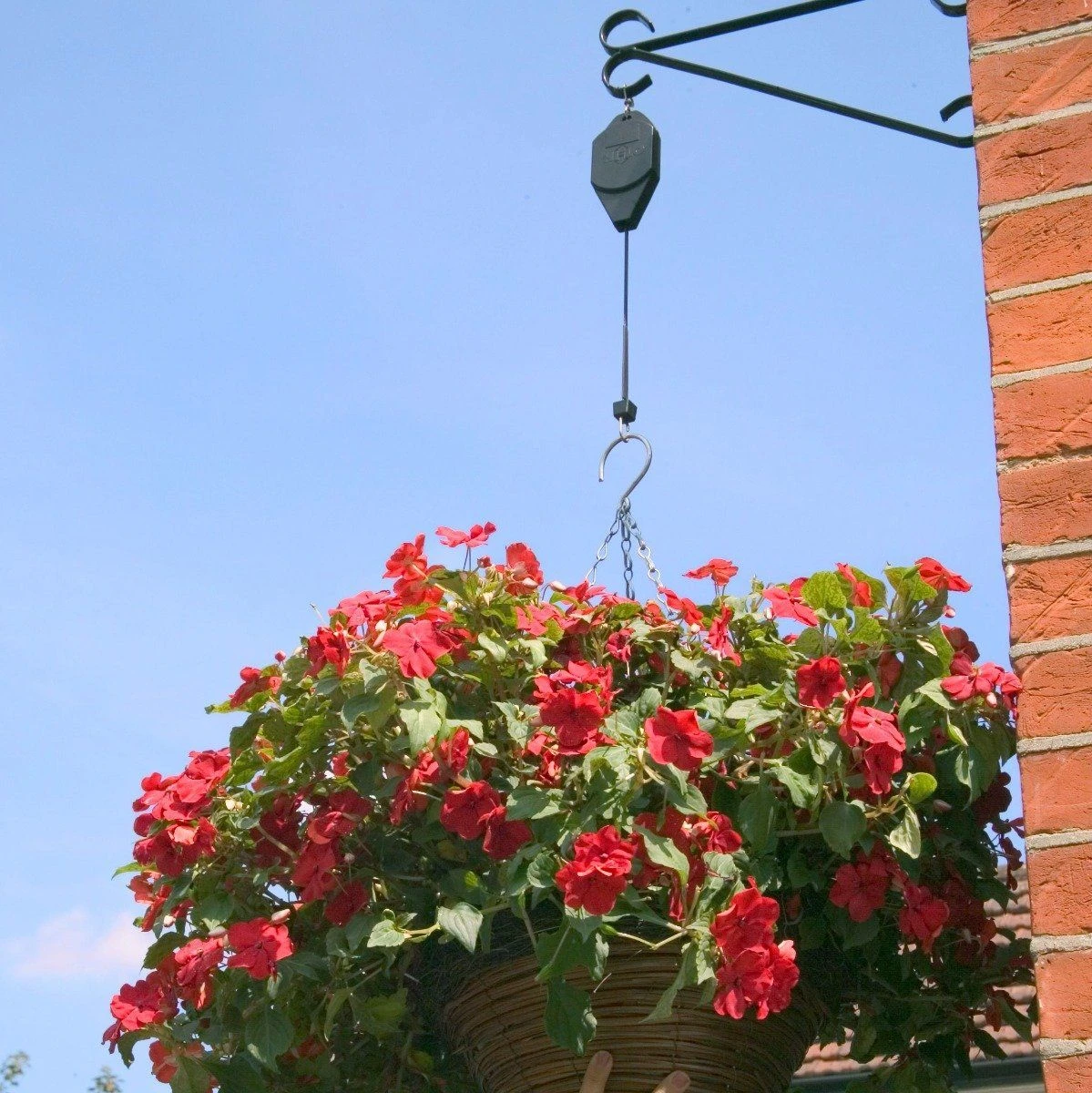 Hanging Basket Pulley Raise And Drop Baskets 3 Hanging Basket Pulley Raise And Drop Baskets