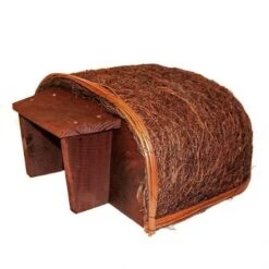 Hedgehog Haus And Wired Camera With 30m Cable Gift Set -Outdoor Garden Care Shop hedgehog haus side