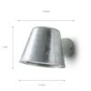 St Ives Mast Light - Galvanised Steel 1 St Ives Mast Light - Galvanised Steel -Outdoor Garden Care Shop mast light 2