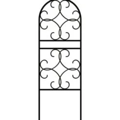 Plant Support Trellis For Planter Scroll Design
