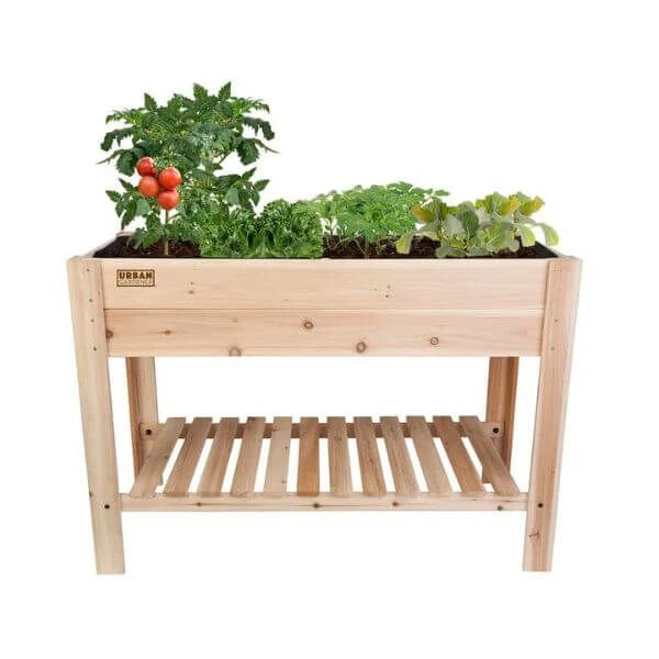 Cedar Elevated Garden Planter 3 Cedar Elevated Garden Planter