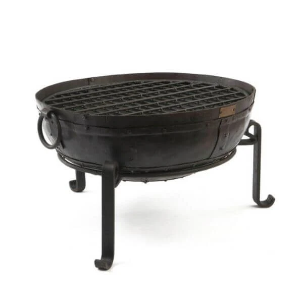Fire Bowl And Grill With Stand Recycled 3 Fire Bowl And Grill With Stand Recycled