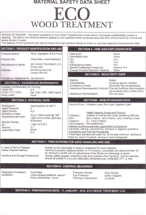 Eco Wood, Safe Natural Wood Treatment 22 Litres 5 Eco Wood, Safe Natural Wood Treatment 22 Litres - Image 3