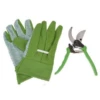 Garden Gloves And Shears Set Green 1 Garden Gloves And Shears Set Green -Outdoor Garden Care Shop shears gloves green set gift