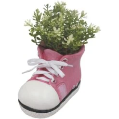 Colourful Shoe Planters -Outdoor Garden Care Shop small pink shoe planter 1
