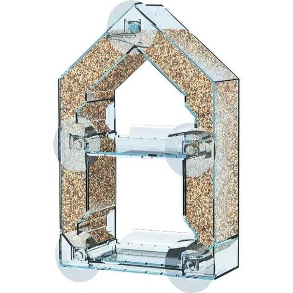 Sneak-a-Peek Clear Bird Feeder 3 Sneak-a-Peek Clear Bird Feeder