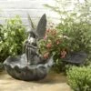 Solar Garden Fairy Water Feature -Outdoor Garden Care Shop solar fairy fountain