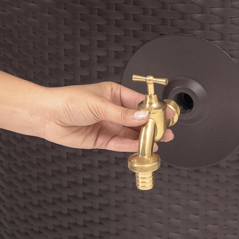 Rattan Water Butt 300L 4 Rattan Water Butt 300L - Image 2