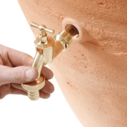 Terracotta Vase Water Butt - Antique Amphora -Outdoor Garden Care Shop terracotta water butt