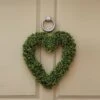 Boxwood Hanging Heart Faux