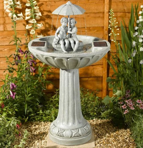 Water Feature For The Garden Umbrella Bird Bath 3 Water Feature For The Garden Umbrella Bird Bath