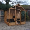 Woodside Walk In Poultry House For Up To 12 Hens -Outdoor Garden Care Shop woodside walk in chicken hen coop