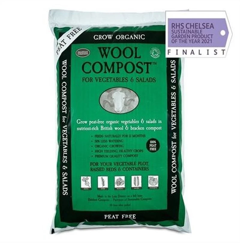 Wool Compost For Veg And Salad 30L Bag 3 Wool Compost For Veg And Salad 30L Bag