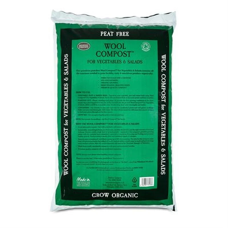 Wool Compost For Veg And Salad 30L Bag 4 Wool Compost For Veg And Salad 30L Bag - Image 2