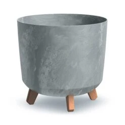 Plant Pot Concrete Colour 30cm X 30cm 100% Recycled Plastic
