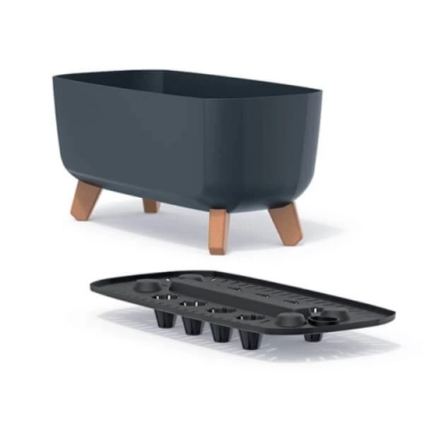 Zinnia Plant Trough Indoor/Outdoor Use 100% Recycled Plastic 5 Zinnia Plant Trough Indoor/Outdoor Use 100% Recycled Plastic - Image 3